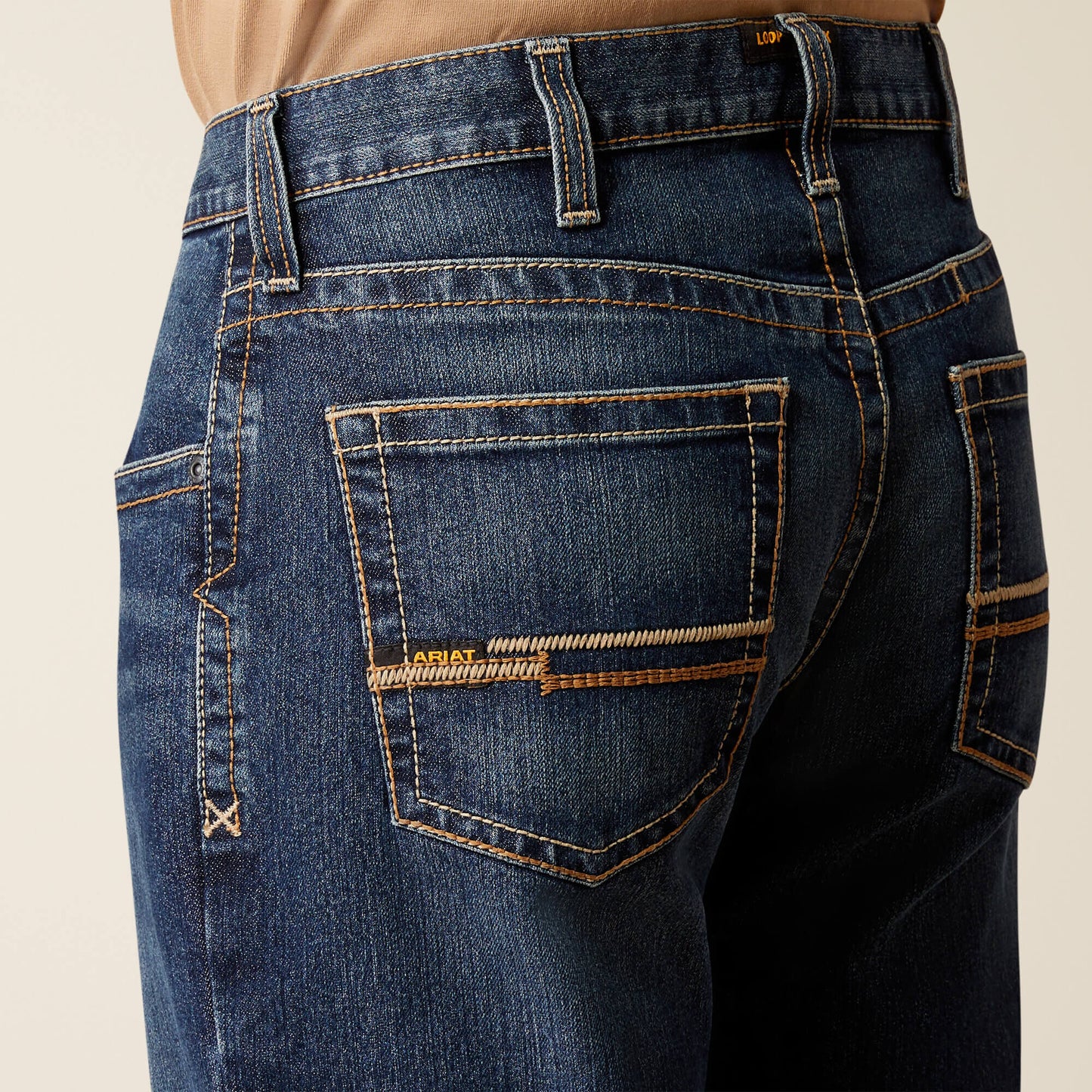 Ariat Men Rebar M4 Relaxed Rail Boot Cut Jean