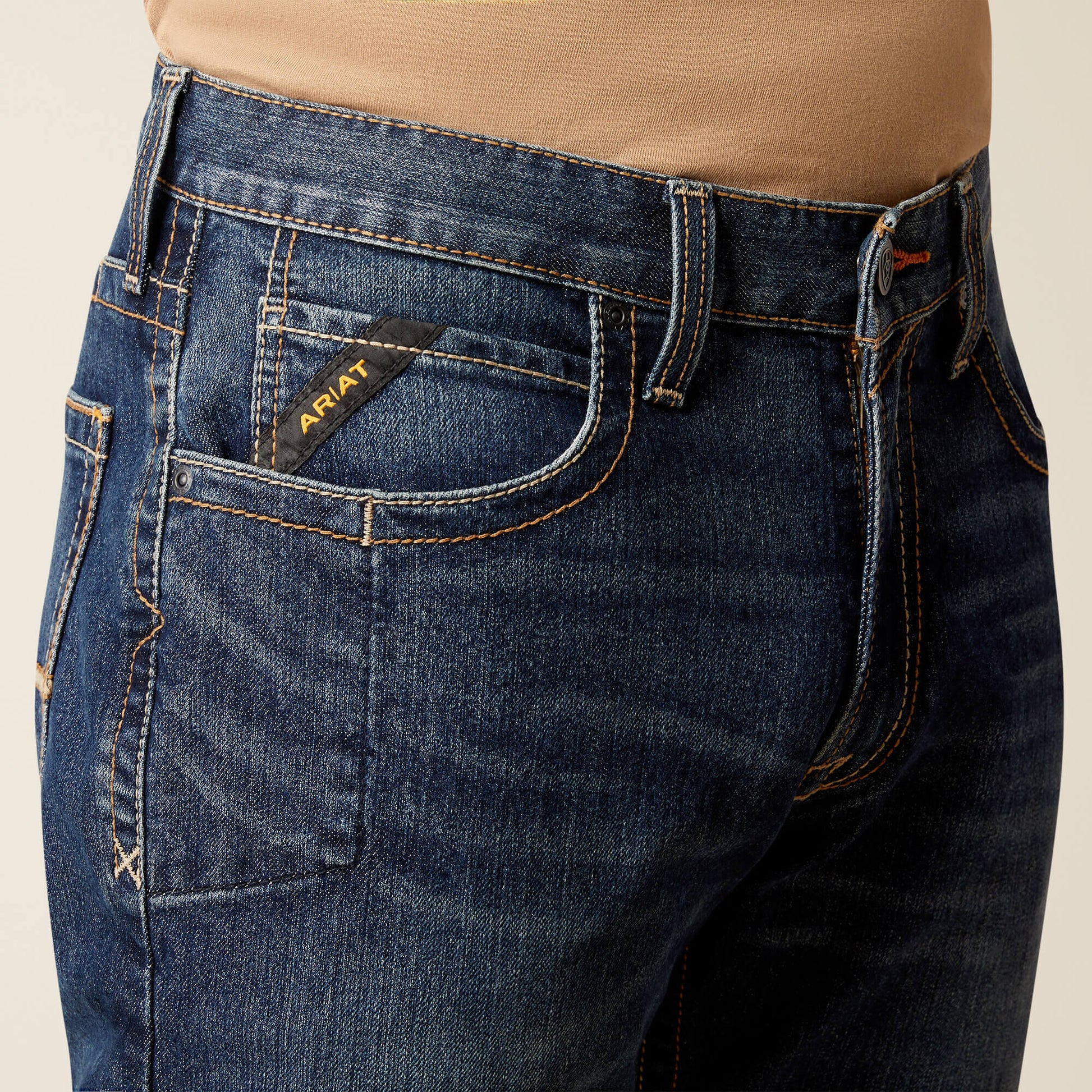 Ariat Men Rebar M4 Relaxed Rail Boot Cut Jean
