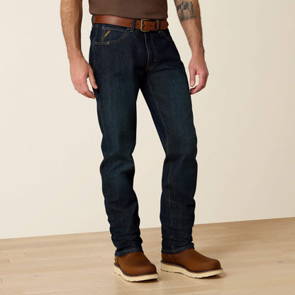 Ariat Men Rebar M4 Relaxed DuraStretch Basic Stackable Straight Leg Jean