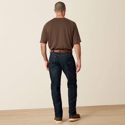 Ariat Men Rebar M4 Relaxed DuraStretch Basic Stackable Straight Leg Jean