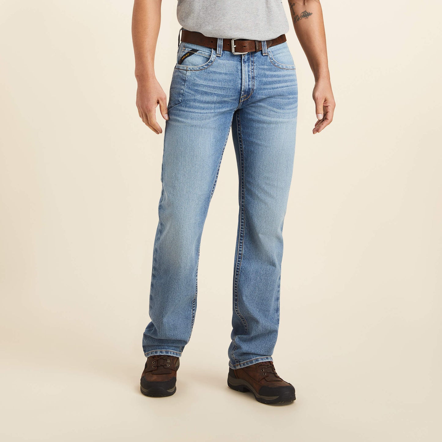 Ariat Men Rebar M5 Straight DuraStretch Edge Straight Leg Jean