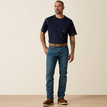 Ariat Men Rebar M7 DuraStretch Edge Stackable Straight Leg Jean