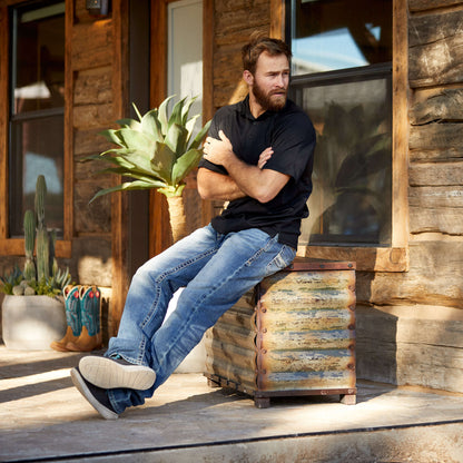 Ariat Men|Trends M4 Low Rise Stretch Shoreway Stackable Straight Leg Jean