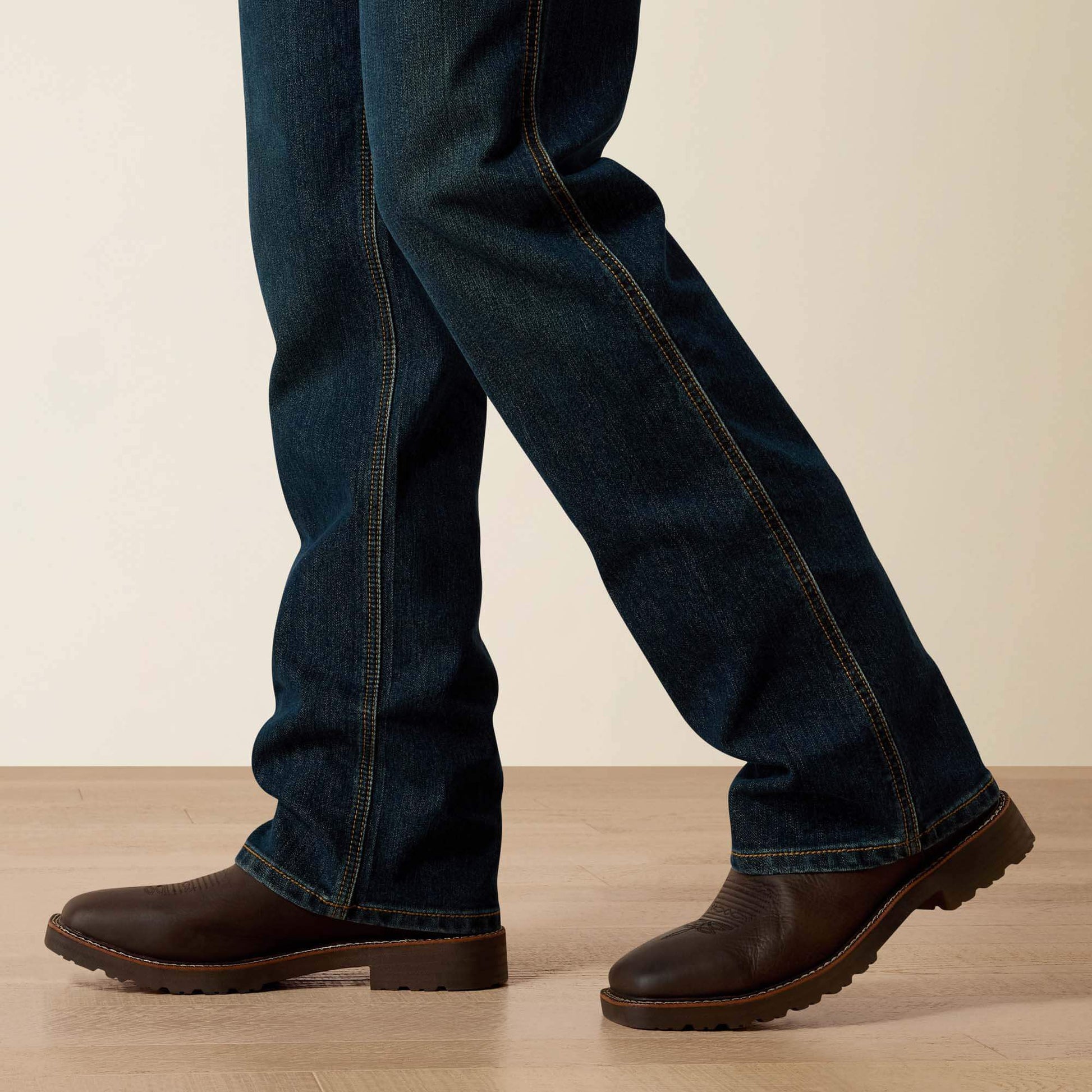 Ariat Men Rebar M4 Low Rise DuraStretch Workhorse Boot Cut Jean