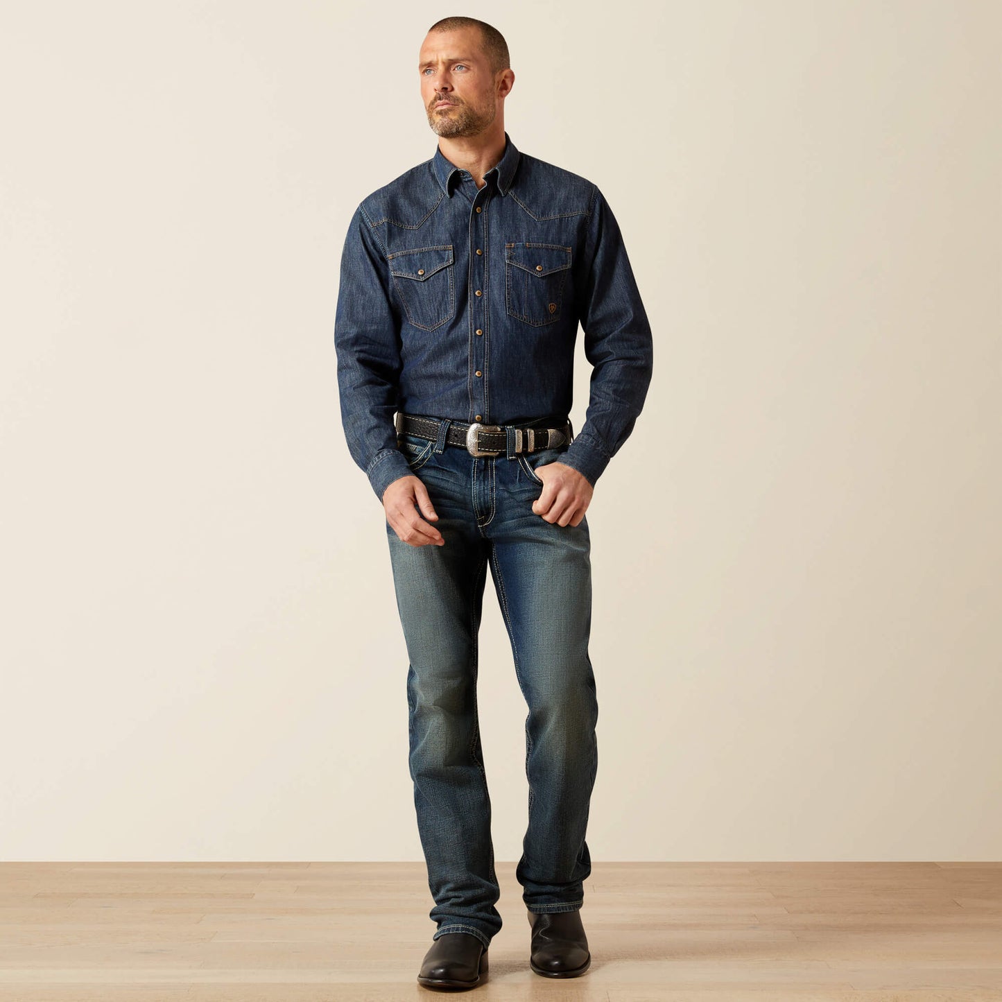 Ariat Men|Trends M5 Slim Stretch Adkins Stackable Straight Leg Jean