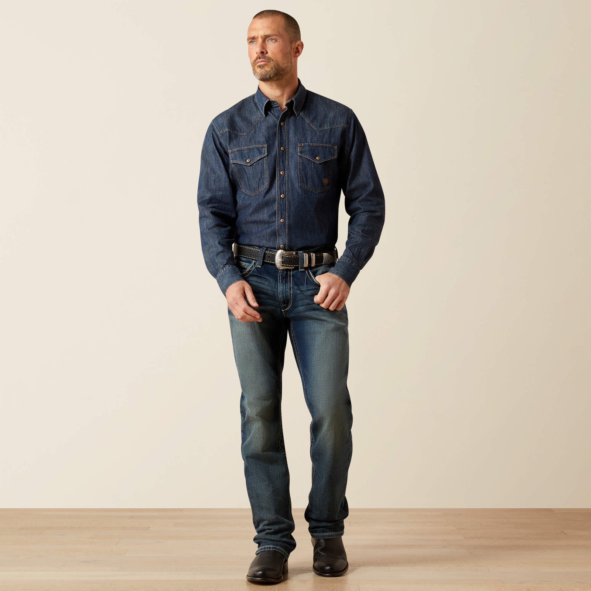 Ariat Men|Trends M5 Slim Stretch Adkins Stackable Straight Leg Jean