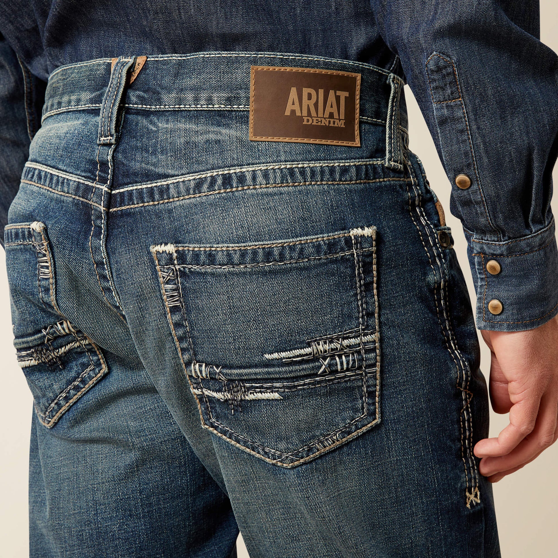 Ariat Men|Trends M5 Slim Stretch Adkins Stackable Straight Leg Jean