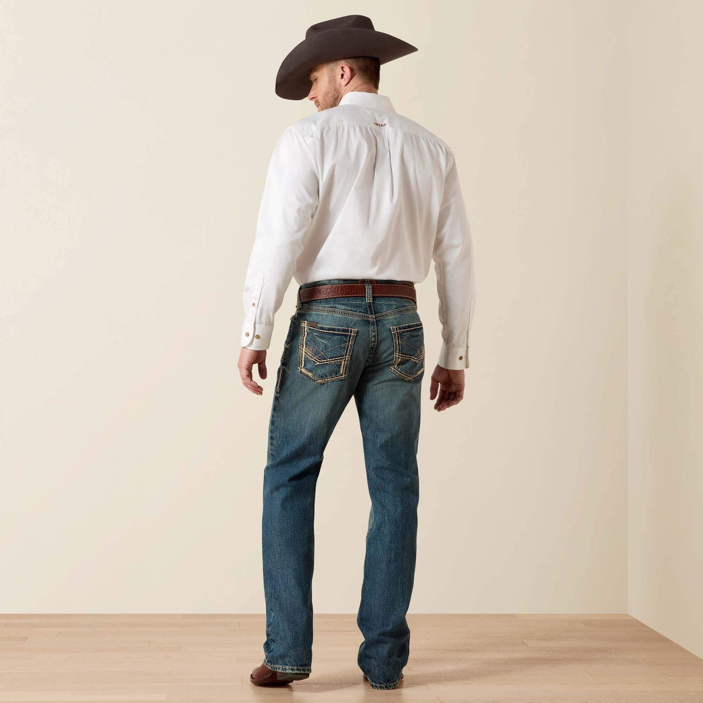 Ariat Men|Trends M5 Slim Gambler Stackable Straight Leg Jean