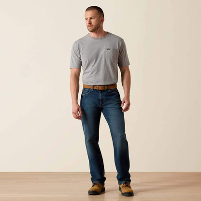 Ariat Men Rebar M3 Loose DuraStretch Basic Stackable Straight Leg Jean