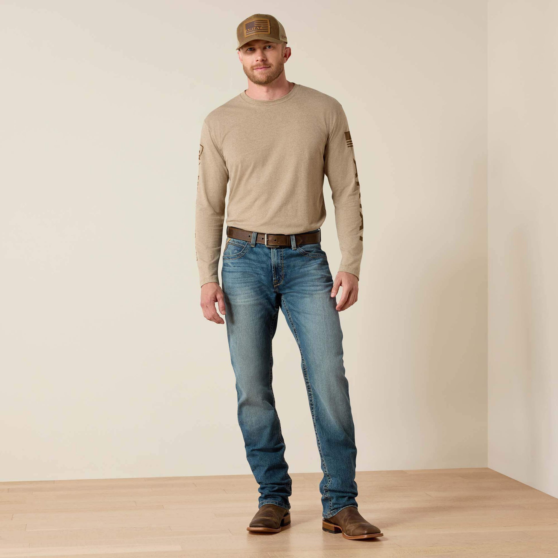 Ariat Men|Trends M4 Low Rise Stretch Stockton Stackable Straight Leg