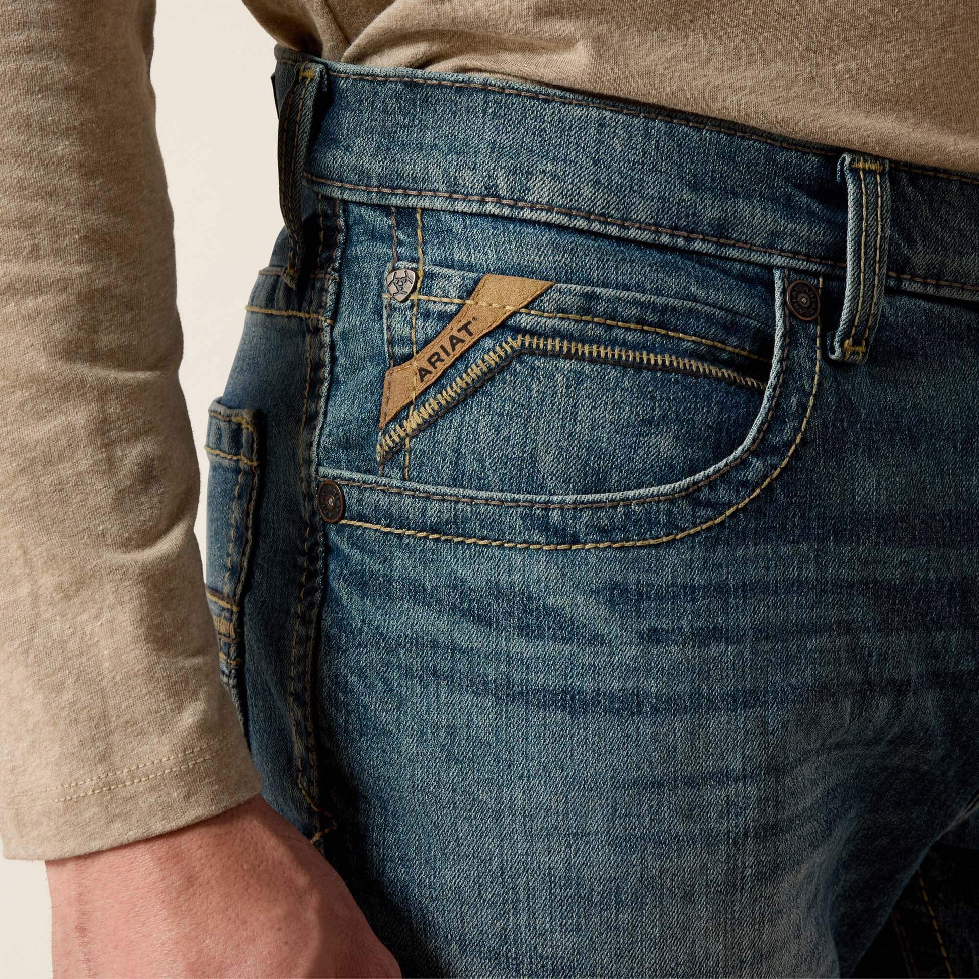 Ariat Men|Trends M4 Low Rise Stretch Stockton Stackable Straight Leg