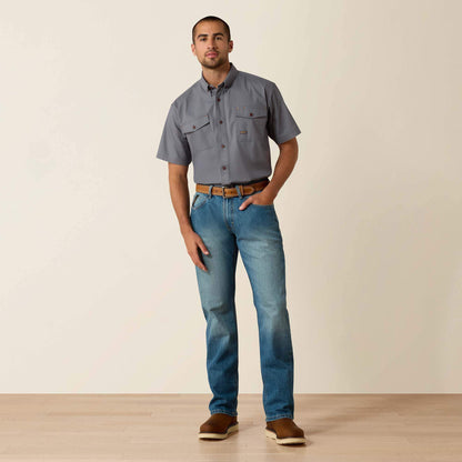 Ariat Men Rebar M5 DuraStretch Basic Stackable Straight Leg Jean