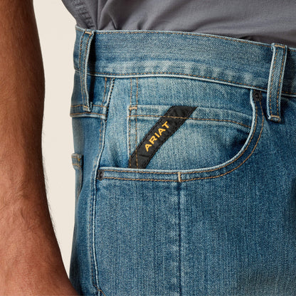 Ariat Men Rebar M5 DuraStretch Basic Stackable Straight Leg Jean