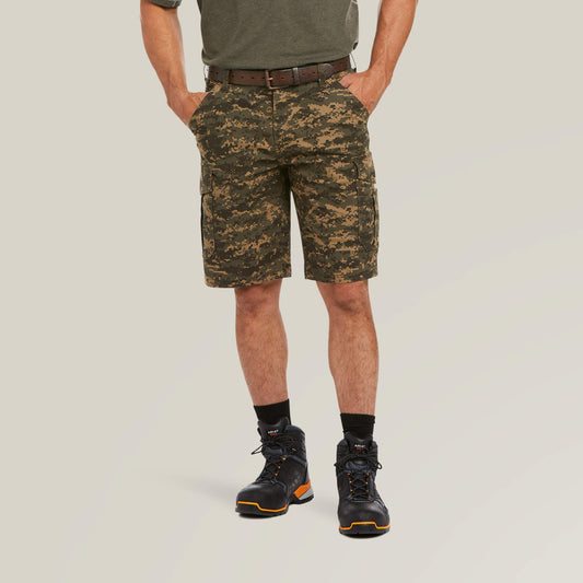 Ariat Men Rebar DuraStretch Made Tough Cargo 11" Short