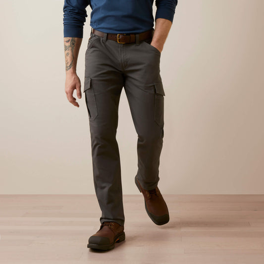 Ariat Men Rebar M4 Relaxed Made Tough Cargo Straight Pant