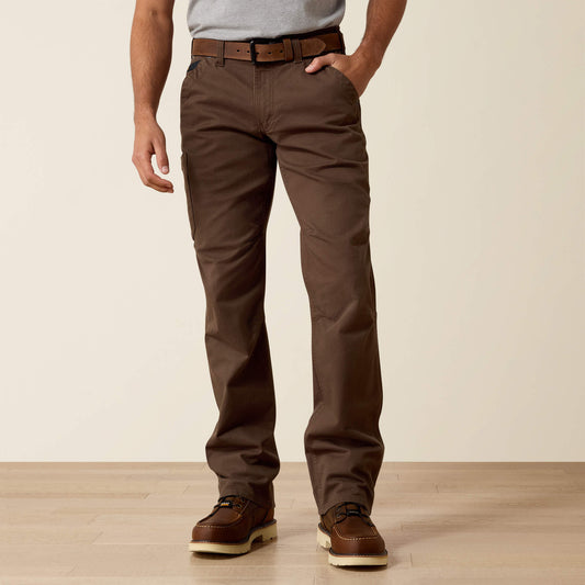 Ariat Men Rebar M5 Straight DuraStretch Washed Twill Dungaree Straight Leg Pant