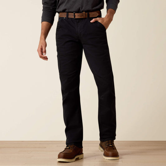 Ariat Men Rebar M5 Straight DuraStretch Washed Twill Dungaree Straight Leg Pant