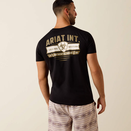 Ariat Men Ariat Banner Badge T-Shirt