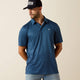 DARK DENIM MEDALLION PRINT