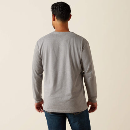 Ariat Men Rebar Cotton Strong Standard Logo Pocket T-Shirt