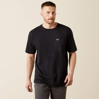 Ariat Men Rebar Cotton Strong Standard Pocket T-Shirt