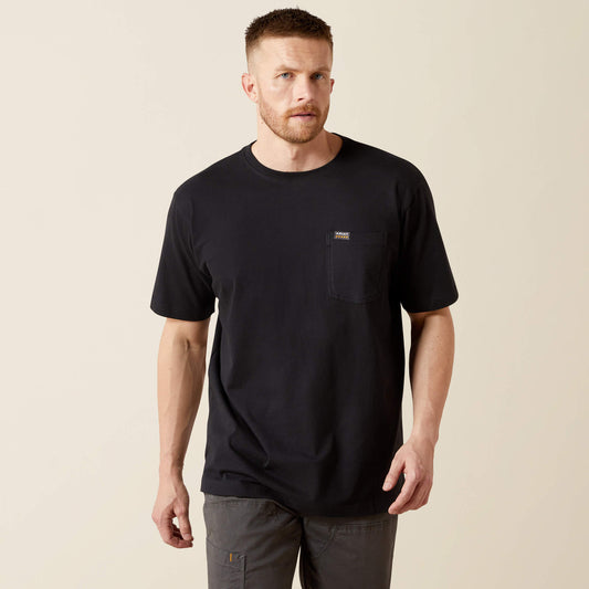 Ariat Men Rebar Cotton Strong Standard Pocket T-Shirt