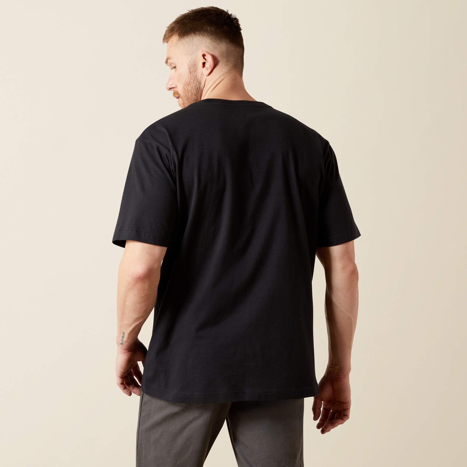 Ariat Men Rebar Cotton Strong Standard Pocket T-Shirt