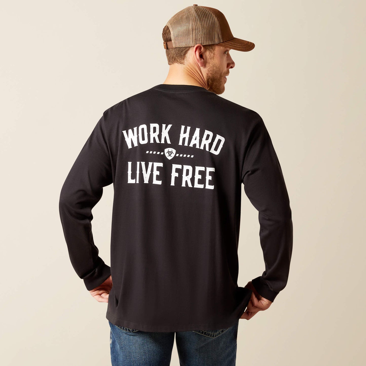 Ariat Men Rebar Cotton Strong WHLF T-Shirt