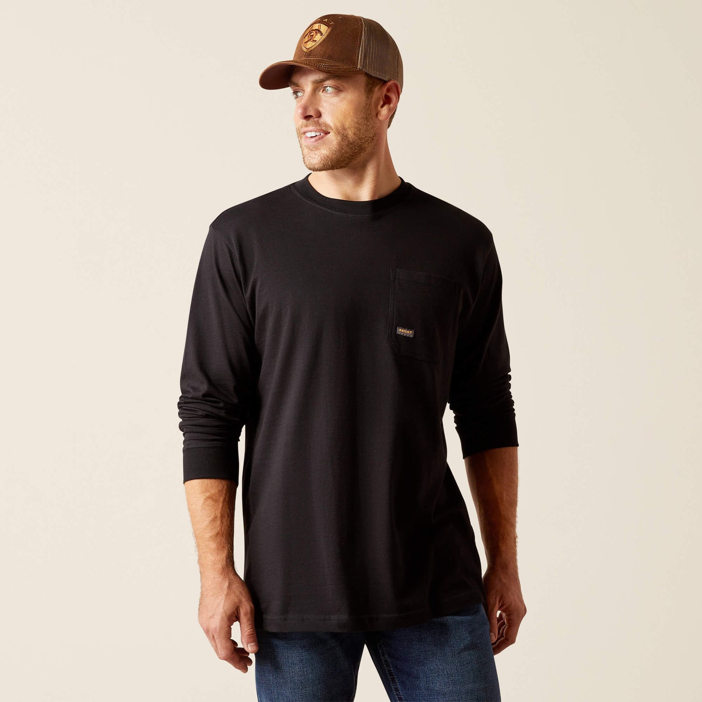 Ariat Men Rebar Cotton Strong WHLF T-Shirt