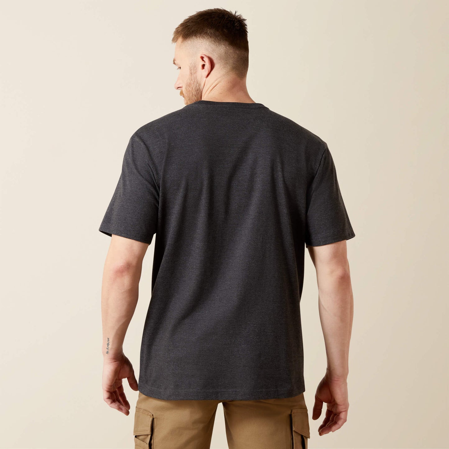 Ariat Men Rebar Cotton Strong Standard Pocket T-Shirt