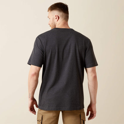 Ariat Men Rebar Cotton Strong Standard Pocket T-Shirt