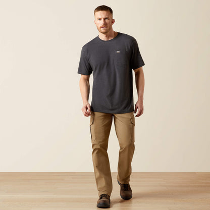 Ariat Men Rebar Cotton Strong Standard Pocket T-Shirt