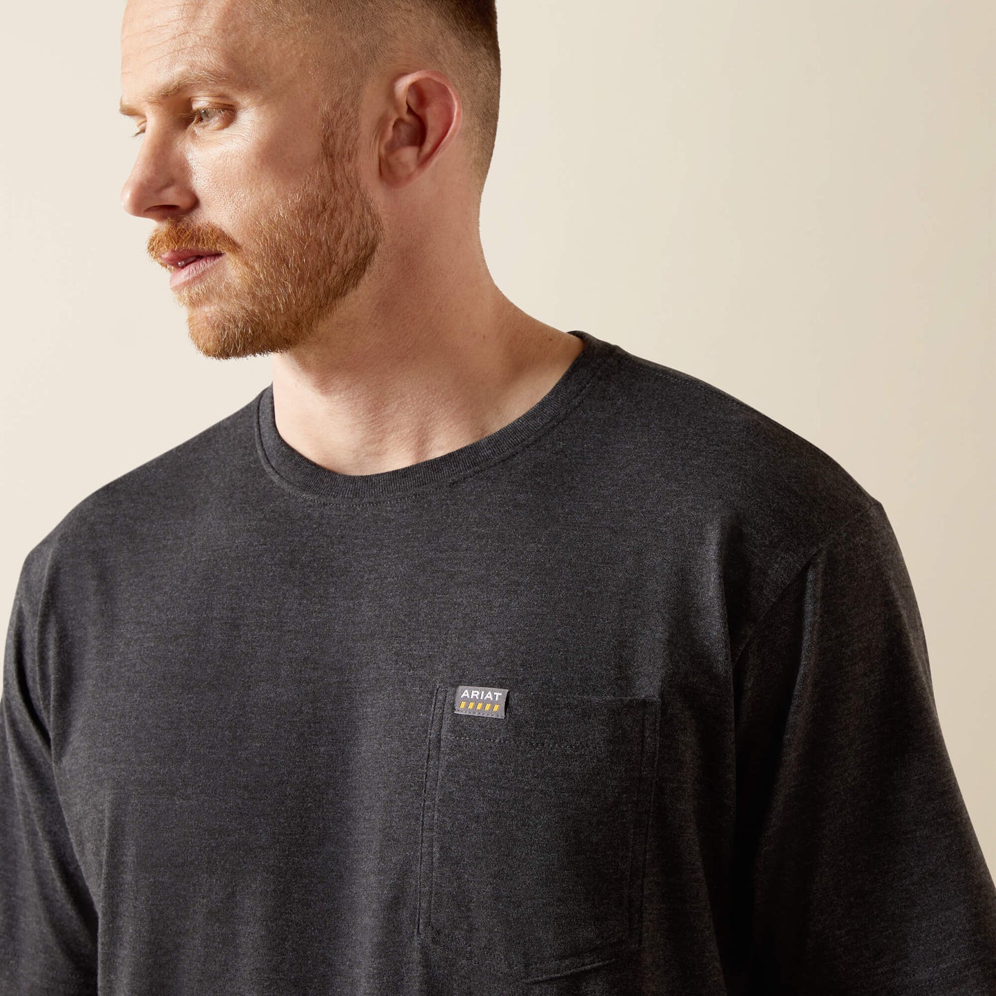 Ariat Men Rebar Cotton Strong Standard Pocket T-Shirt