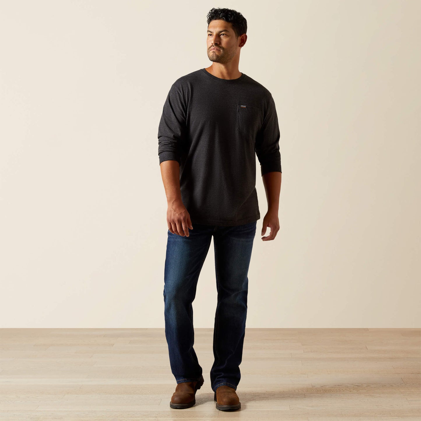 Ariat Men Rebar Cotton Strong Standard Pocket T-Shirt
