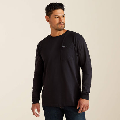 Ariat Men Rebar Cotton Strong Standard Pocket T-Shirt