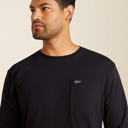 Ariat Men Rebar Cotton Strong Standard Pocket T-Shirt