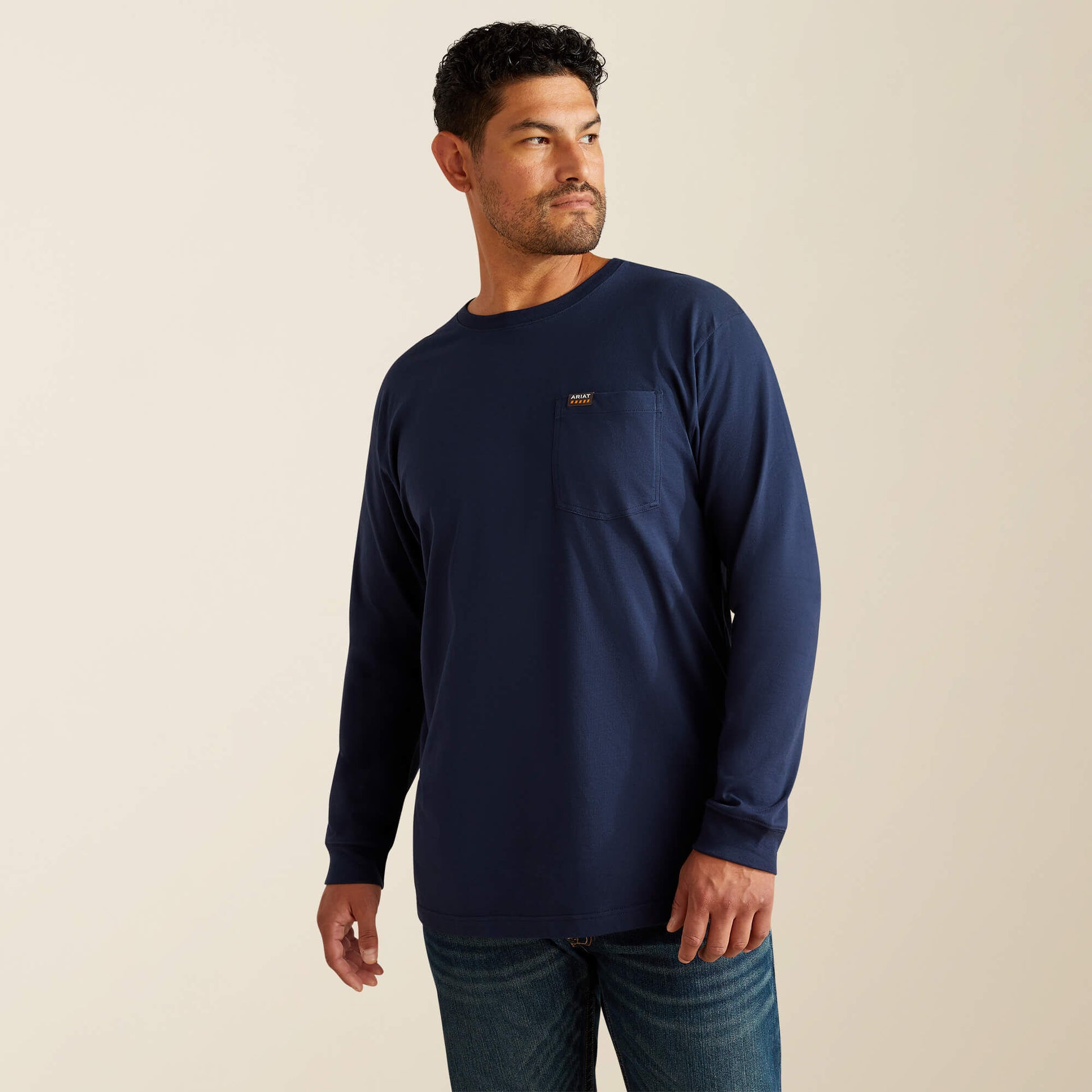 Ariat Men Rebar Cotton Strong Standard Pocket T-Shirt
