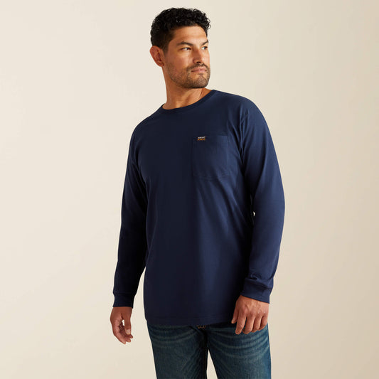 Ariat Men Rebar Cotton Strong Standard Pocket T-Shirt