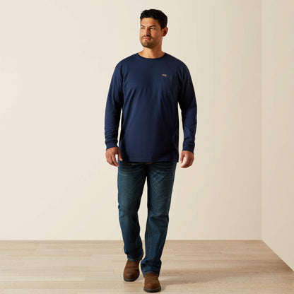 Ariat Men Rebar Cotton Strong Standard Pocket T-Shirt