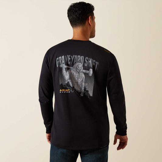 Ariat Men Rebar Workman Graveyard T-Shirt
