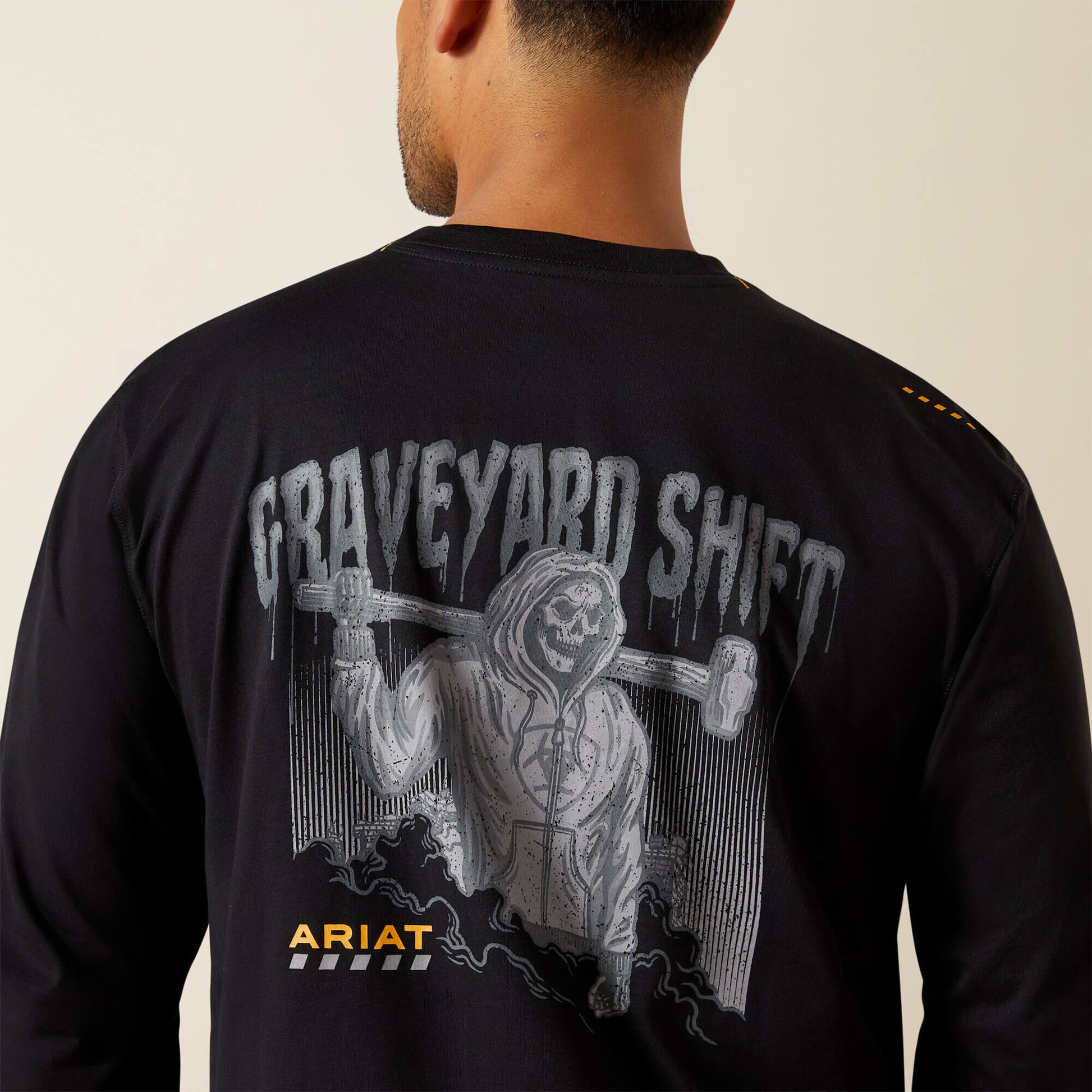 Ariat Men Rebar Workman Graveyard T-Shirt