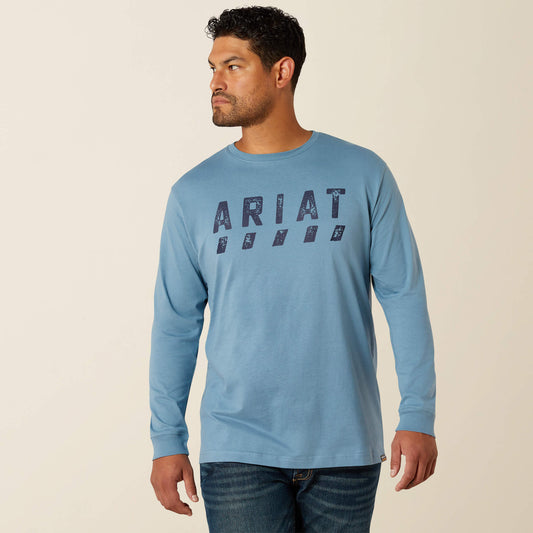 Ariat Men Rebar Cotton Strong Logo T-Shirt