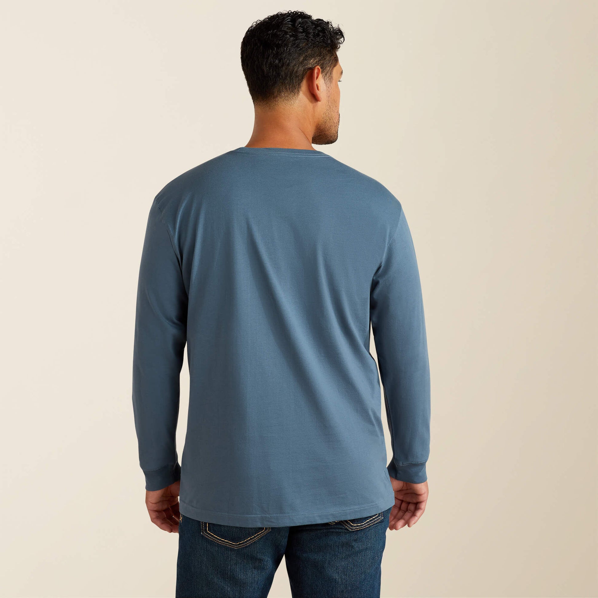 Ariat Men Rebar Cotton Strong Standard Logo Pocket T-Shirt
