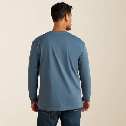Ariat Men Rebar Cotton Strong Standard Logo Pocket T-Shirt