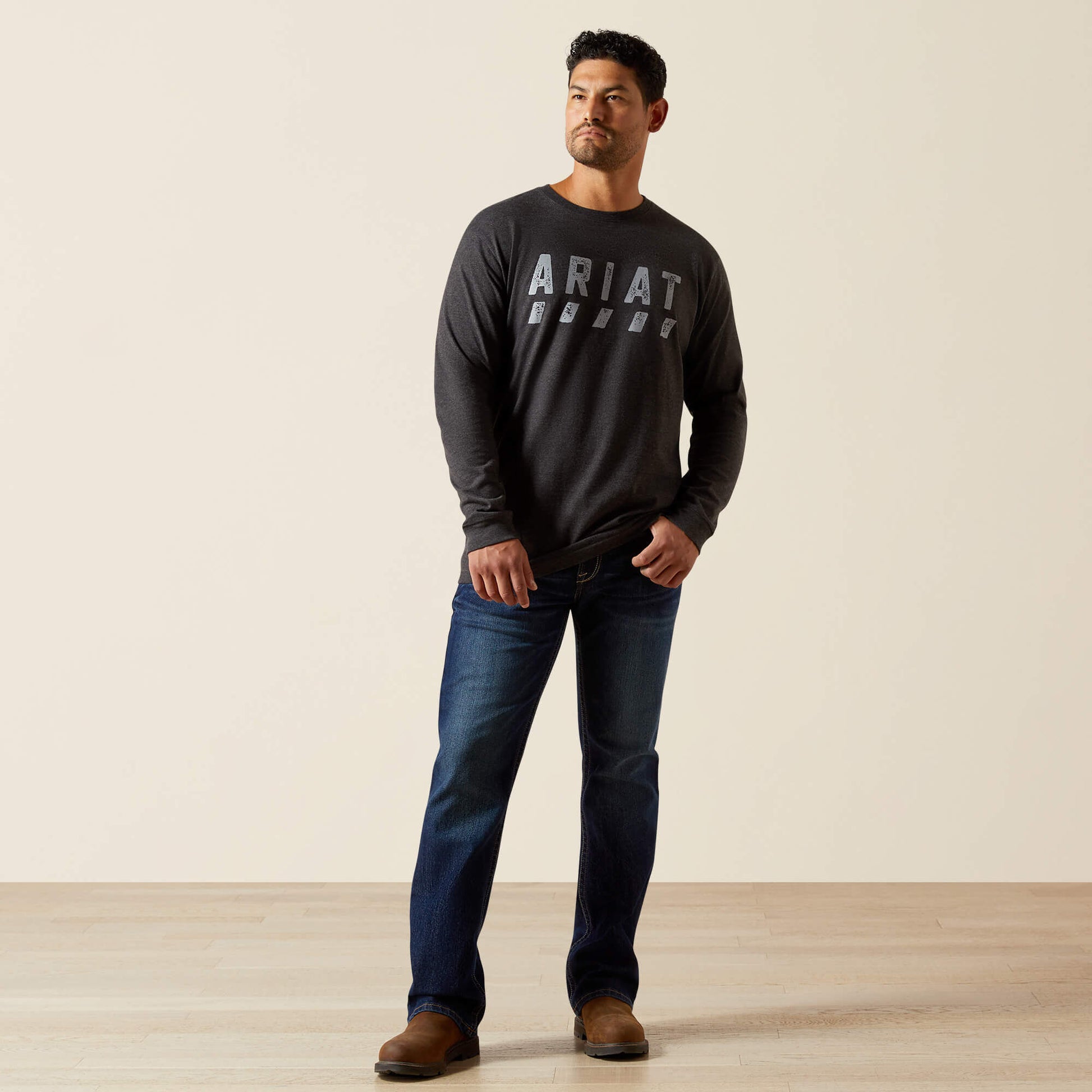Ariat Men Rebar Cotton Strong Logo T-Shirt