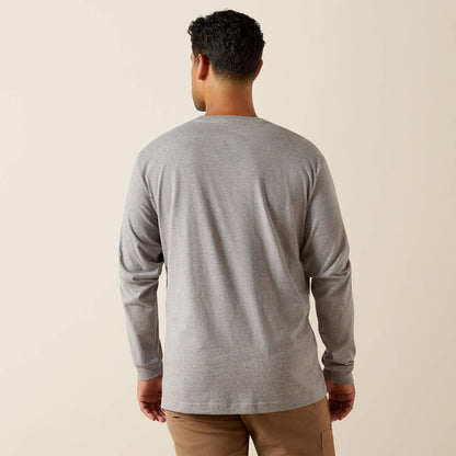 Ariat Men Rebar Cotton Strong Standard Pocket T-Shirt