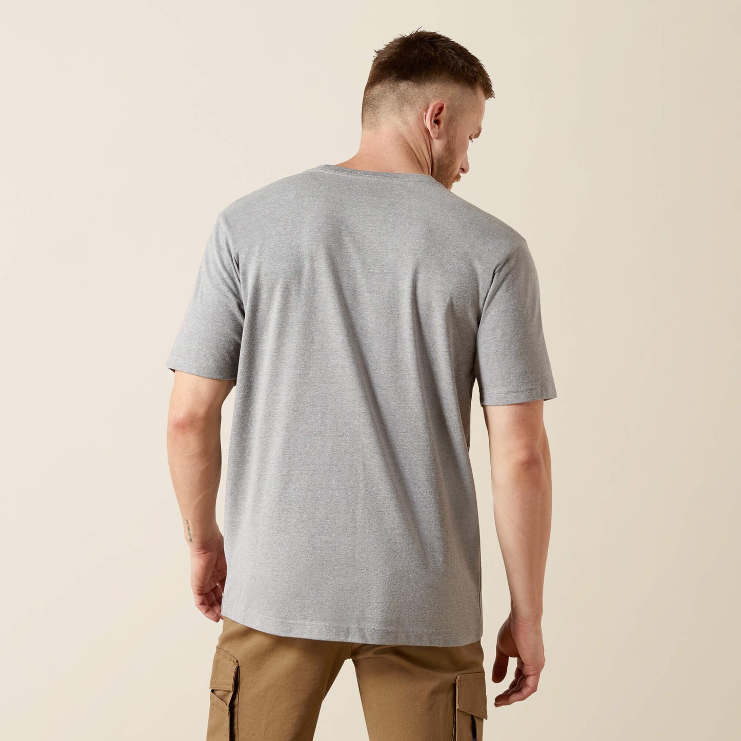 Ariat Men Rebar Cotton Strong Standard Pocket T-Shirt