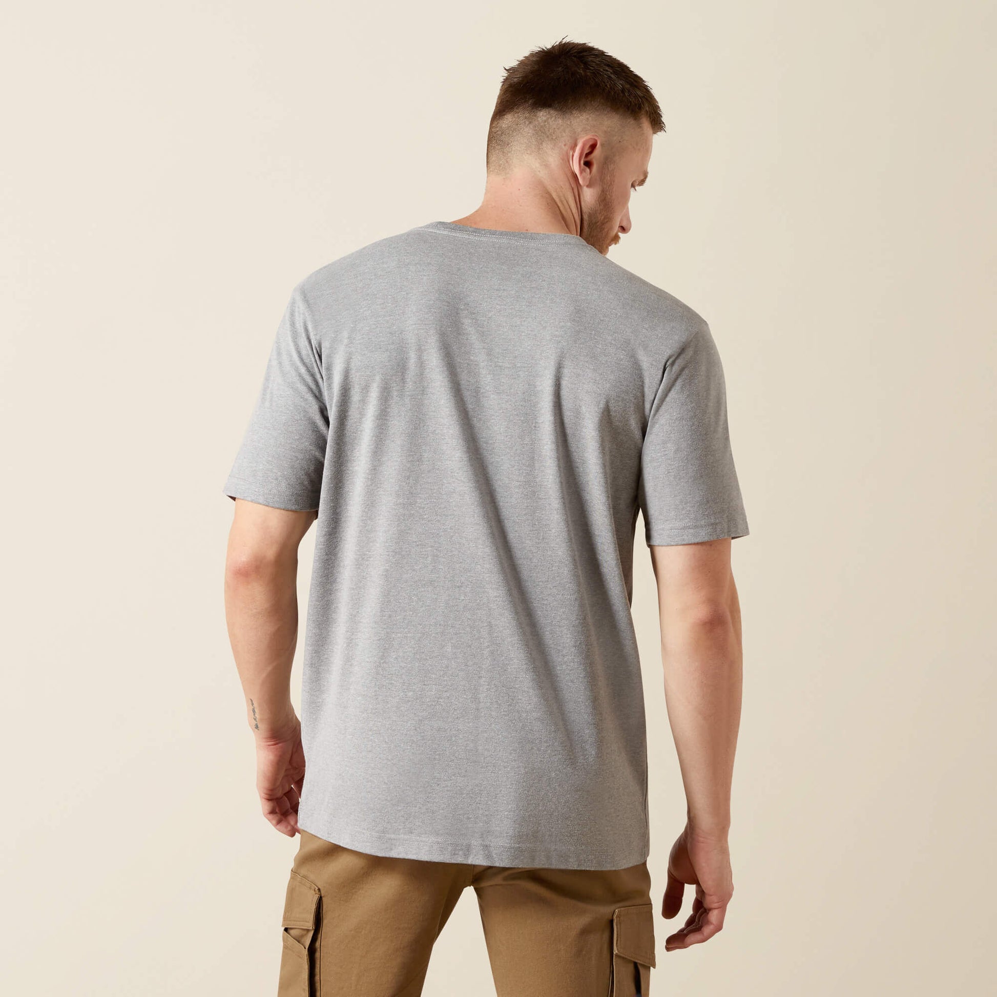 Ariat Men Rebar Cotton Strong Standard Pocket T-Shirt
