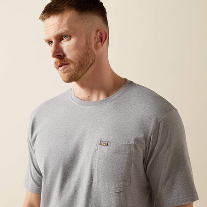 Ariat Men Rebar Cotton Strong Standard Pocket T-Shirt