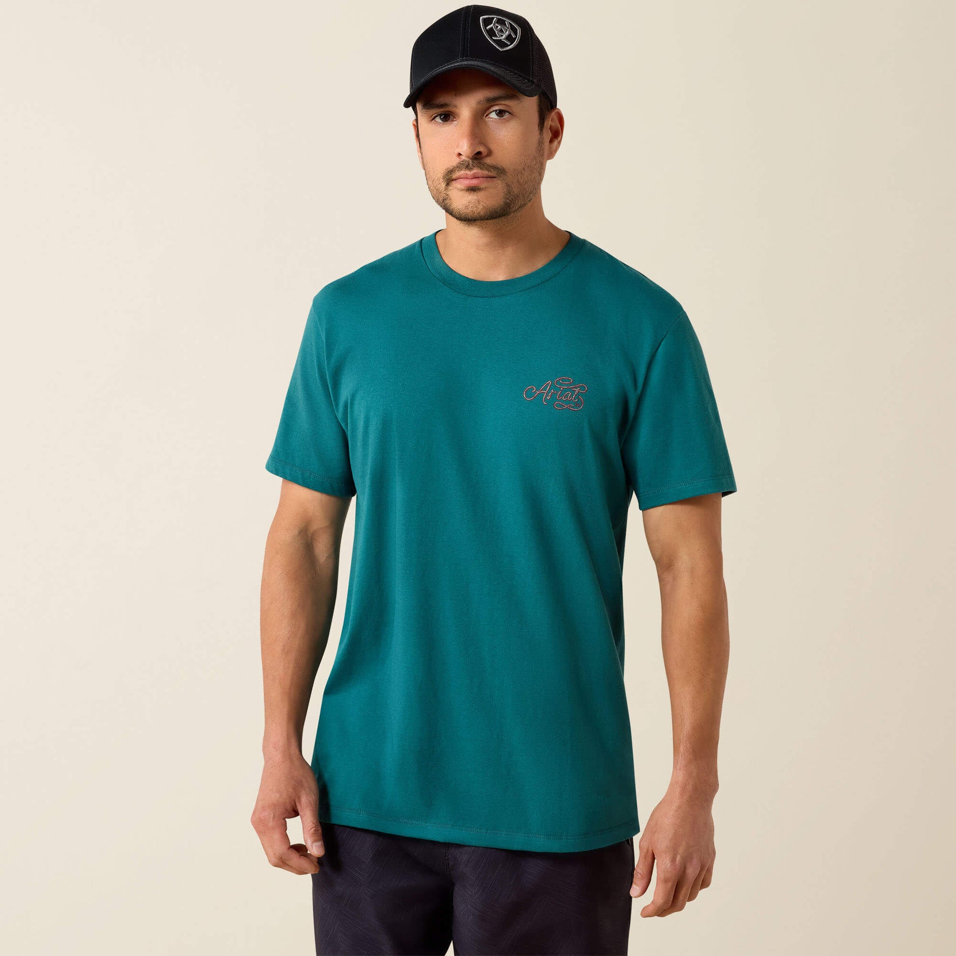 Ariat Men Ariat Cattle Skull Freedom Classic Fit T-Shirt